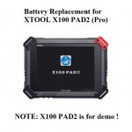 Battery Replacement for XTOOL X-100 PAD2 X100PAD2 PRO Programmer